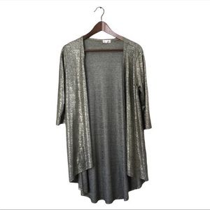 Emi & Joe Glittery Cardigan Size Small